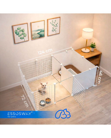 Klatka kojec modułowy dla królika, małych zwierząt