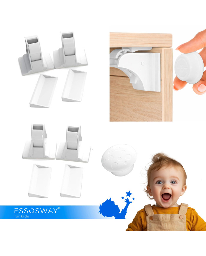 Zabezpieczenie magnetyczne do mebli blokada szafek