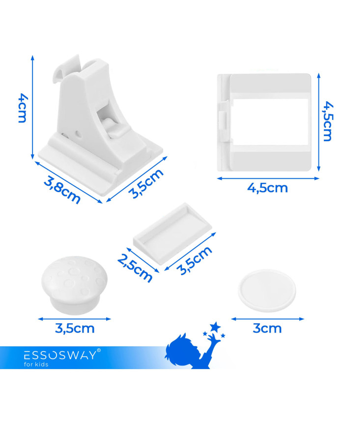 Zabezpieczenie magnetyczne do mebli blokada szafek
