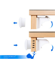 Zabezpieczenie magnetyczne do mebli blokada szafek