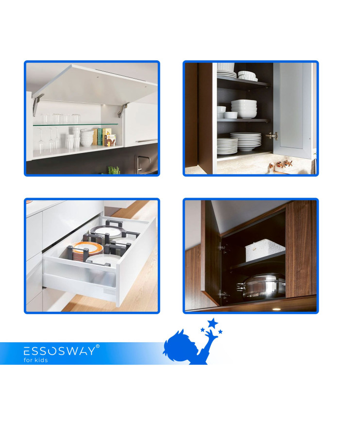 Zabezpieczenie magnetyczne do mebli blokada szafek