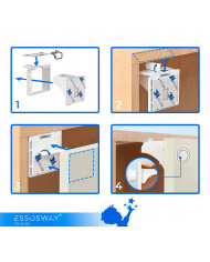 Zabezpieczenie magnetyczne do mebli blokada szafek