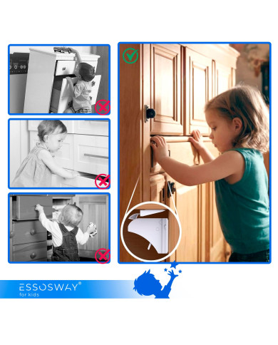 Zabezpieczenie magnetyczne do mebli blokada szafek