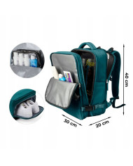 Plecak podróżny do samolotu Essosway niebieski morski