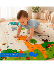 Mata piankowa edukacyjna dwustronna do zabawy