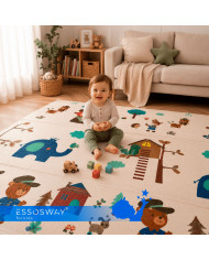 Mata piankowa edukacyjna dwustronna do zabawy