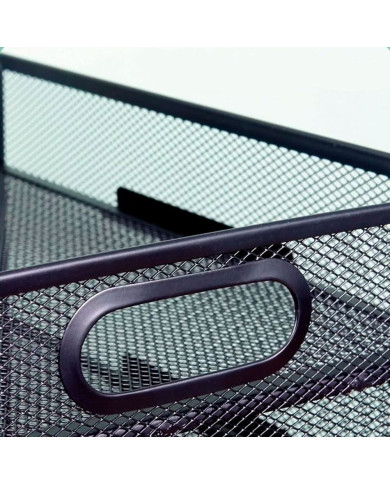 Organizer na dokumenty przybornik na biurko metalowy