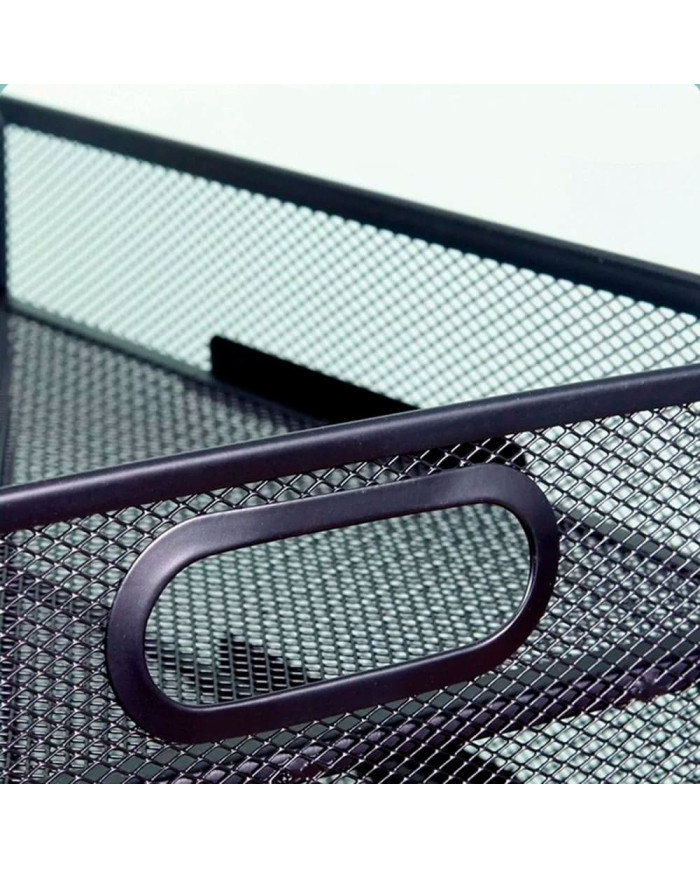 Organizer na dokumenty przybornik na biurko metalowy