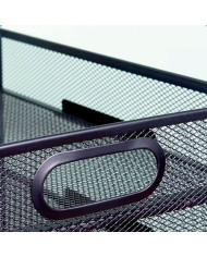 Organizer na dokumenty przybornik na biurko metalowy