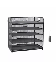 Organizer na dokumenty przybornik na biurko metalowy