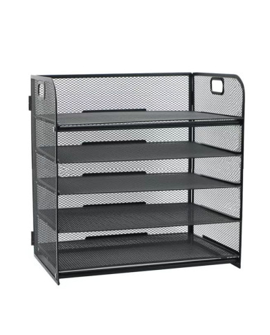 Organizer na dokumenty przybornik na biurko metalowy