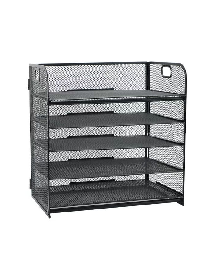 Organizer na dokumenty przybornik na biurko metalowy