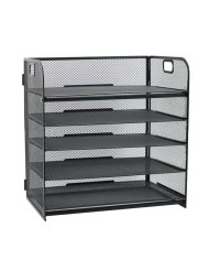 Organizer na dokumenty przybornik na biurko metalowy