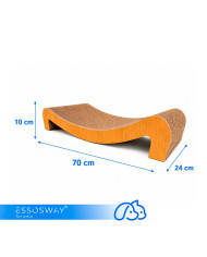 Legowisko drapak dla kota z tektury duży kartonowy