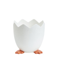 Przybornik na długopisy w kształcie skorupki jajka