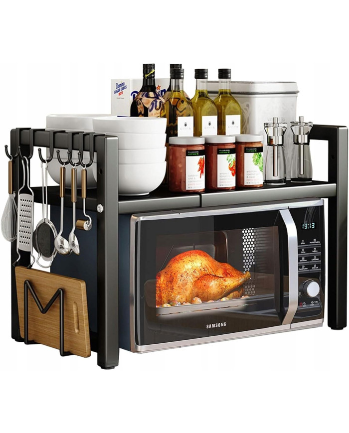 Półka Stojak na mikrofalówkę Regał kuchenny regulowany