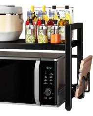 Półka Stojak na mikrofalówkę Regał kuchenny regulowany