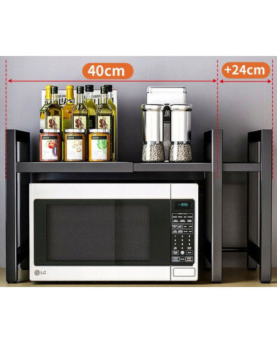 Półka Stojak na mikrofalówkę Regał kuchenny regulowany