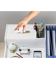 Przybornik organizer na biurko na dokumenty, długopisy