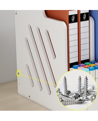 Przybornik organizer na biurko na dokumenty, długopisy