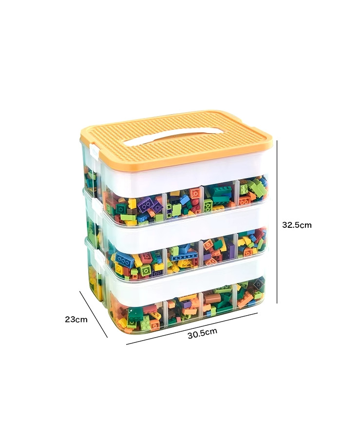 Pojemnik na klocki Lego organizer 3-piętrowy