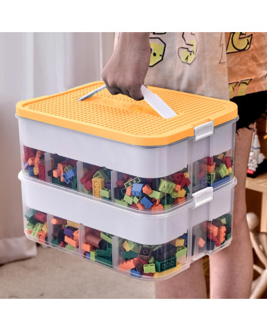 Pojemnik na klocki Lego organizer 3-piętrowy