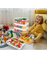Pojemnik na klocki Lego organizer 3-piętrowy