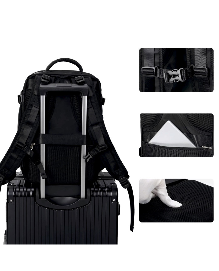 Plecak podróżny do samolotu Essosway czarny