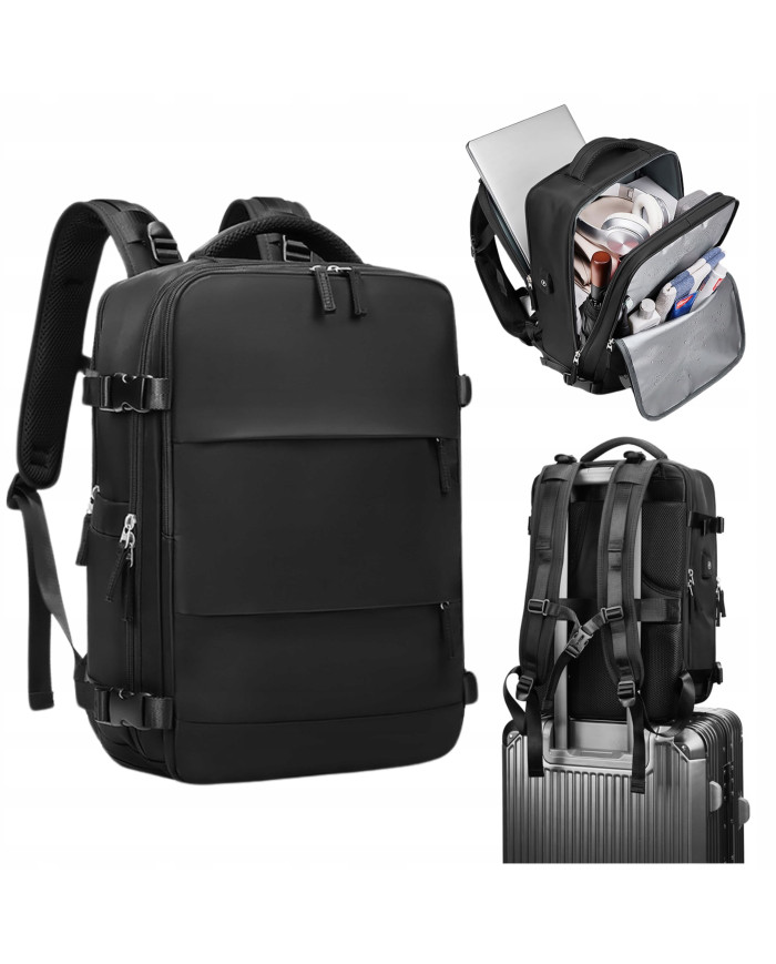 Plecak podróżny do samolotu Essosway czarny