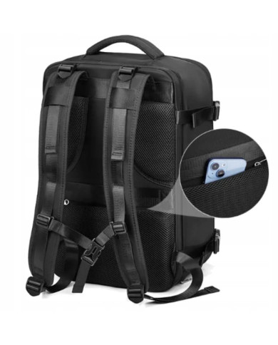 Plecak podróżny do samolotu Essosway czarny