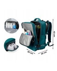 Plecak podróżny do samolotu Essosway niebieski morski