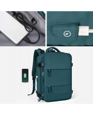 Plecak podróżny do samolotu Essosway niebieski morski