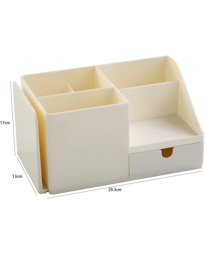 Przybornik na długopisy organizer na biurko z przegrodą na książki