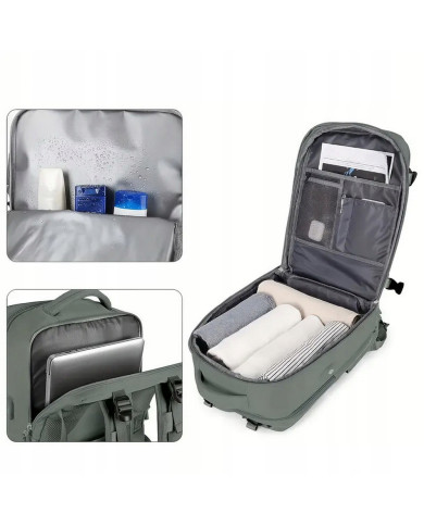 Plecak podróżny do samolotu Essosway oliwkowy