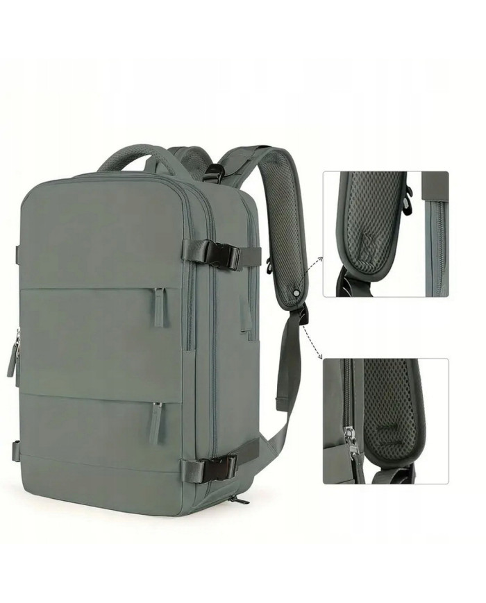 Plecak podróżny do samolotu Essosway oliwkowy