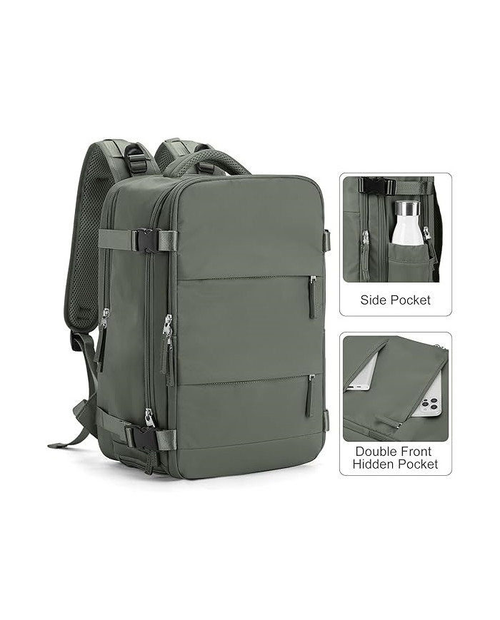 Plecak podróżny do samolotu Essosway oliwkowy