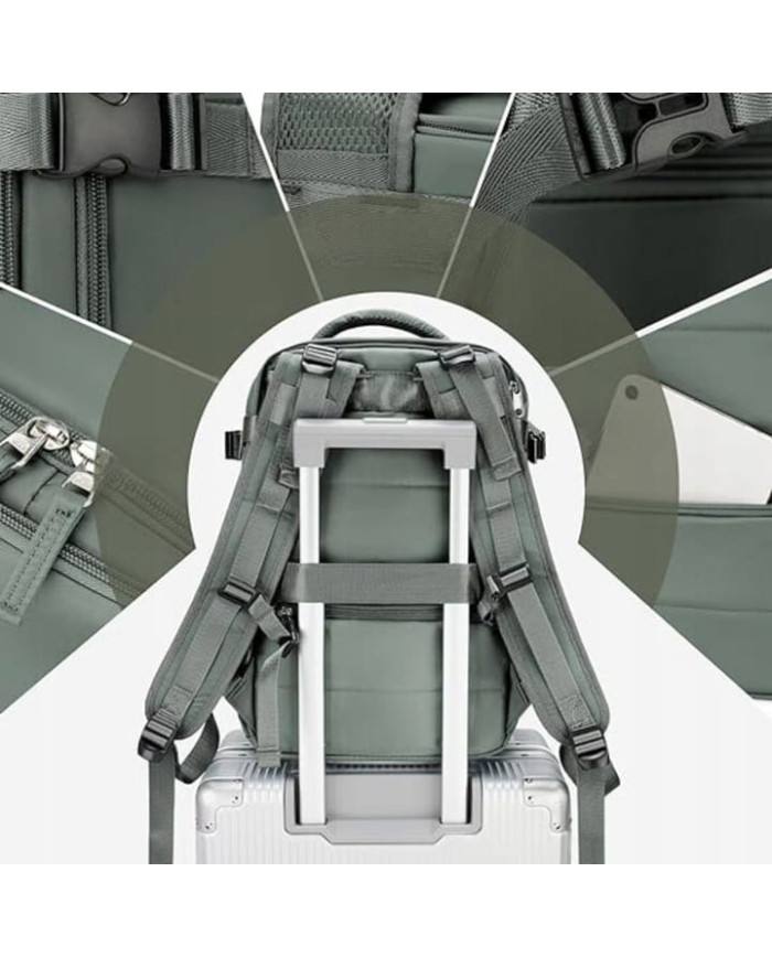 Plecak podróżny do samolotu Essosway oliwkowy