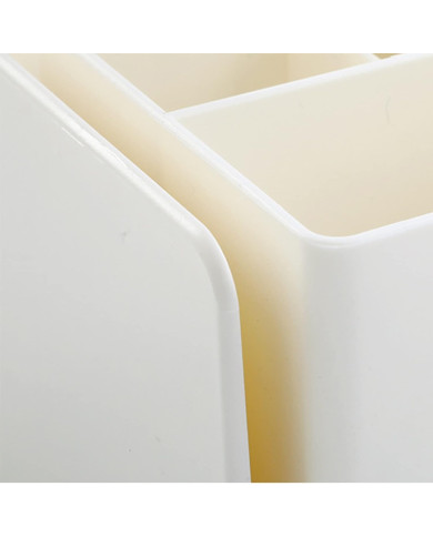 Przybornik na długopisy organizer na biurko z przegrodą na książki