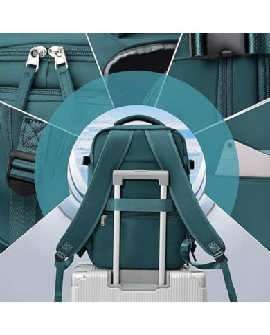Plecak podróżny do samolotu Essosway niebieski morski