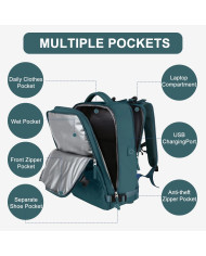 Plecak podróżny do samolotu Essosway niebieski morski