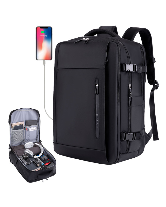 Plecak podróżny kabinowy do samolotu 28L Bange czarny