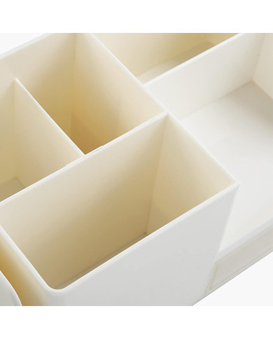 Przybornik na długopisy organizer na biurko z przegrodą na książki