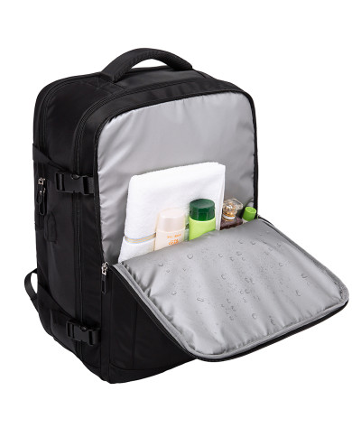 Plecak podróżny kabinowy do samolotu 28L Bange czarny