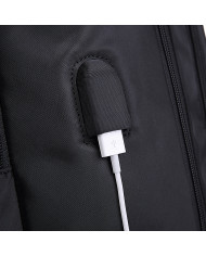 Plecak podróżny kabinowy do samolotu 28L Bange czarny