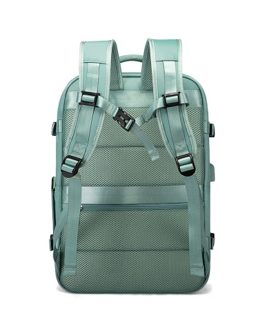 Plecak podróżny kabinowy do samolotu 28L Bange turkusowy