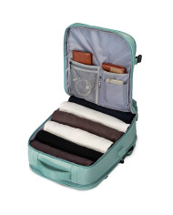 Plecak podróżny kabinowy do samolotu 28L Bange turkusowy