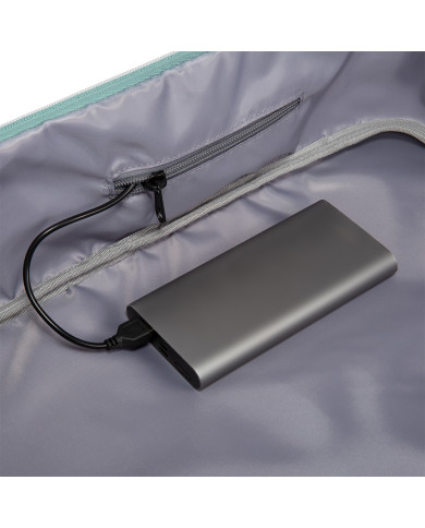 Plecak podróżny kabinowy do samolotu 28L Bange turkusowy