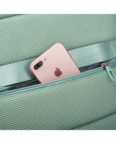 Plecak podróżny kabinowy do samolotu 28L Bange turkusowy