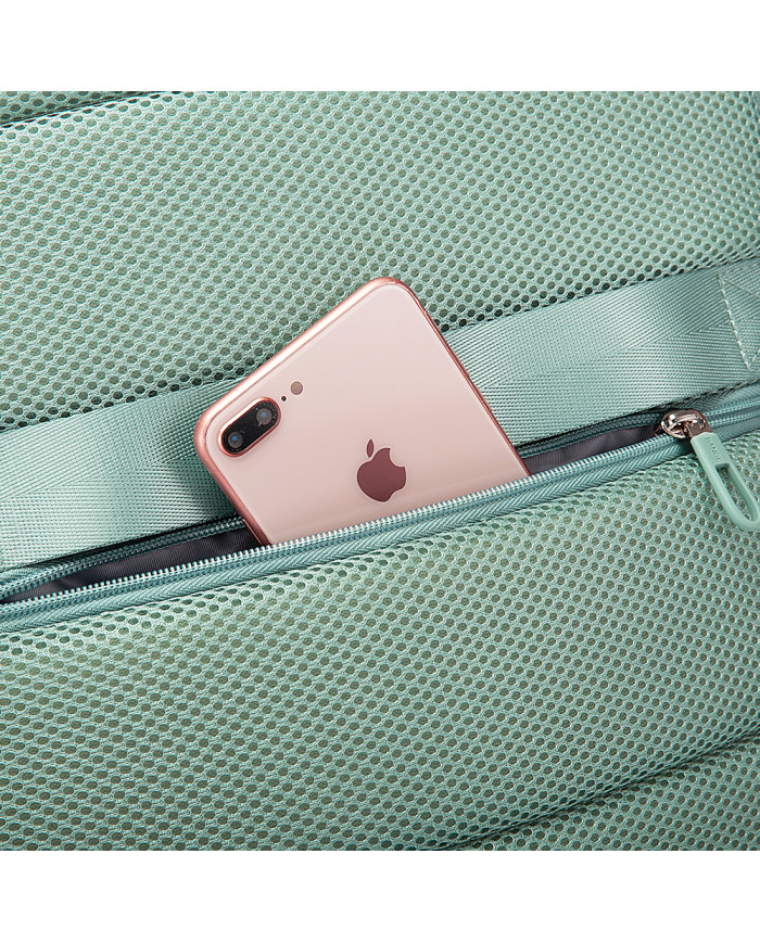 Plecak podróżny kabinowy do samolotu 28L Bange turkusowy