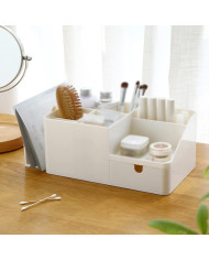 Przybornik na długopisy organizer na biurko z przegrodą na książki